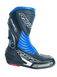 RST TRACTECH EVO III SPORT CE MENS BOOT - BLACK/BLUE